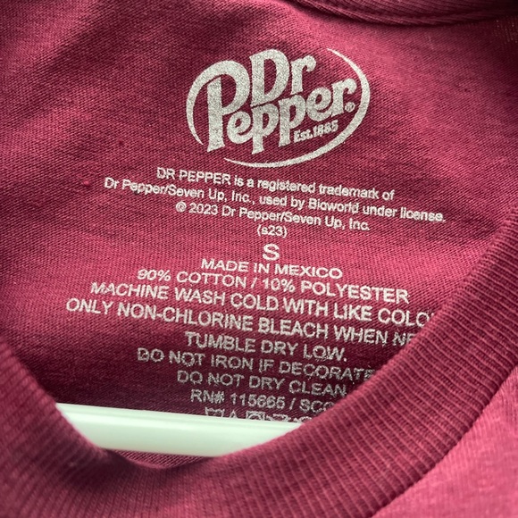 Unisex Dr Pepper t shirt - Picture 2 of 2